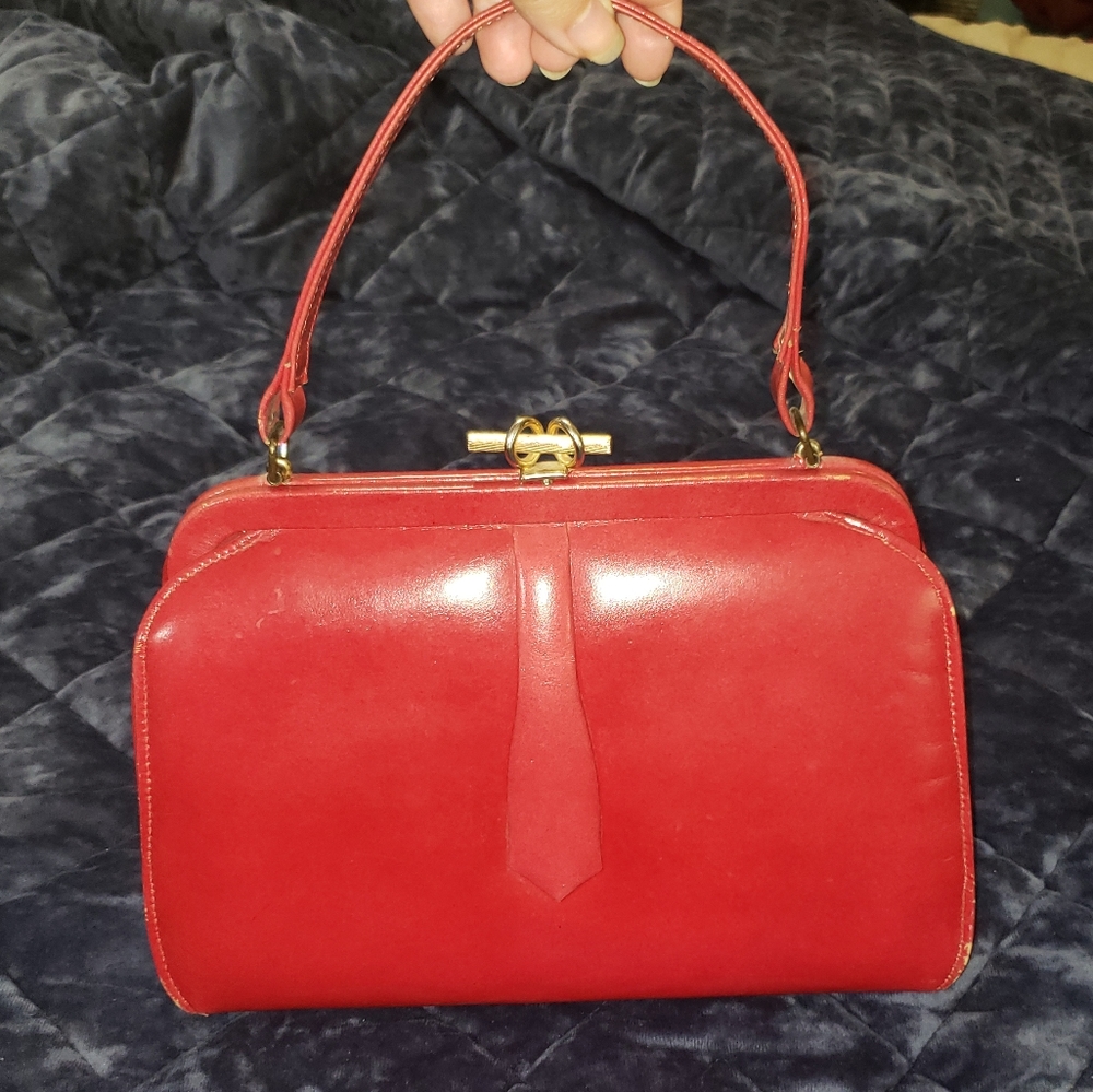 Vintage Red Handbag